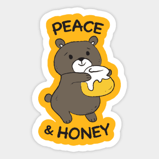 Peace & Honey Sticker